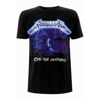 T-Shirt Metallica - Ride the Lightning Tracks - Black