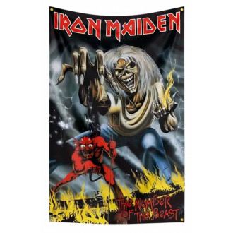 Iron Maiden - Number of the Beast - Textile Flag (90 x...