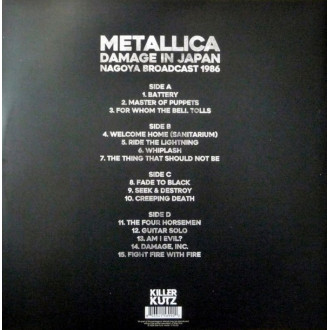 Metallica - Damage In Japan - Nagoya Broadcast 1986 cover art